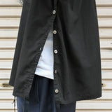 SIDE SLIT SHIRT Black
