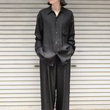 Cupro Wide pants Brown
