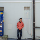 Daily Zip Hoody Red