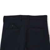 STRETCH WIDE SLACKS Navy