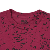 PAJA × UDAI CRACKED Tee Burgundy