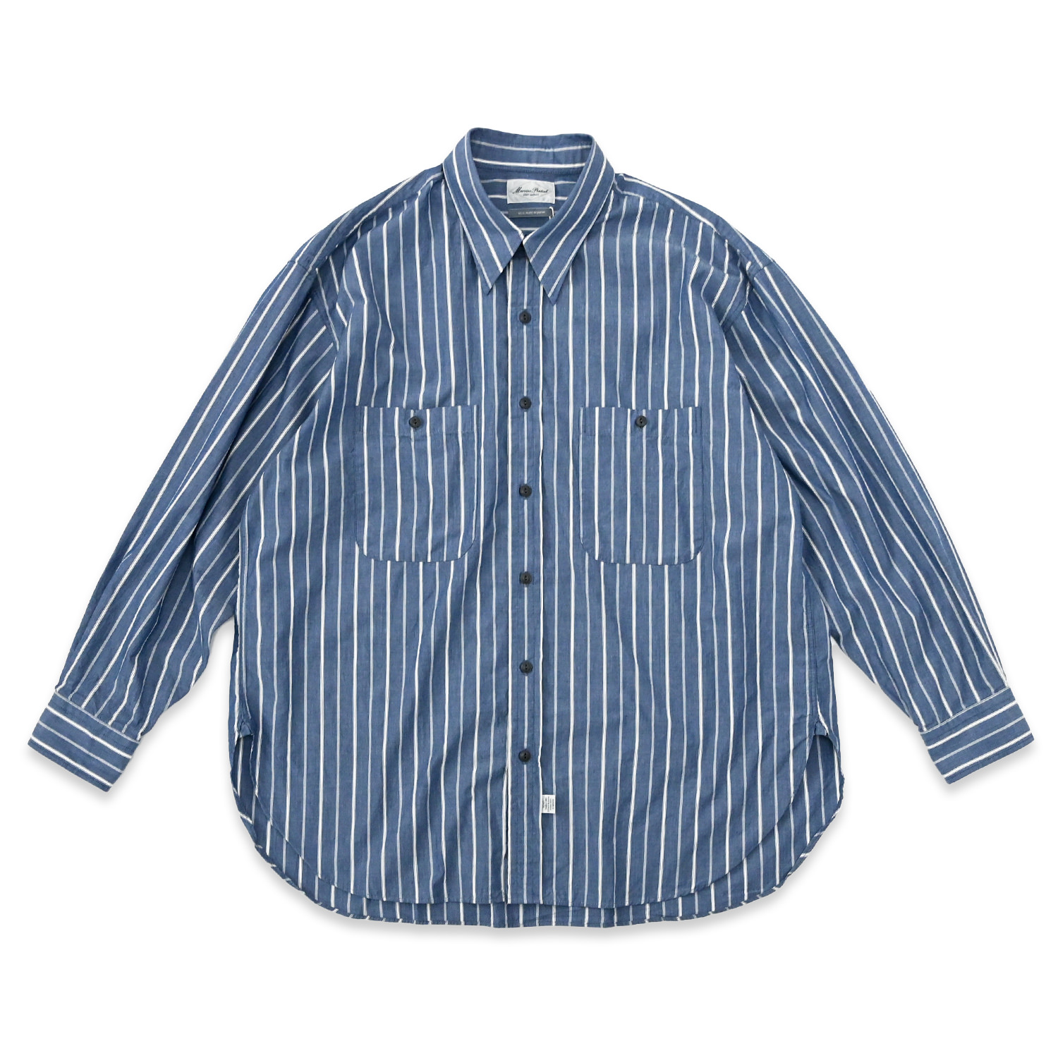 Marvine Pontiak shirt makers (Military SH Navy Chambray ST) 通販 ...