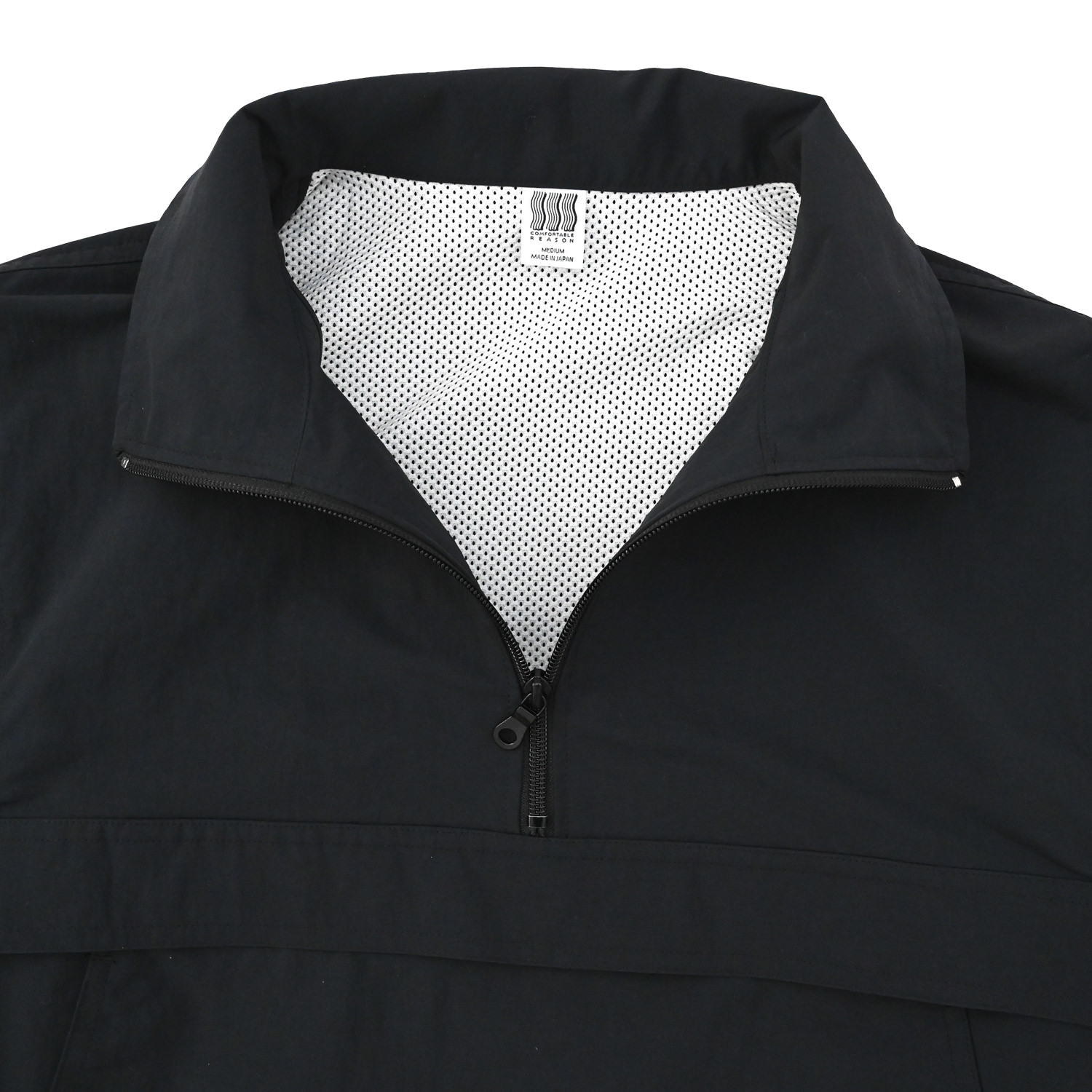 COMFORTABLE REASON (Warm Up PO Jacket Black) 通販 ｜ SUPPLY TOKYO ...