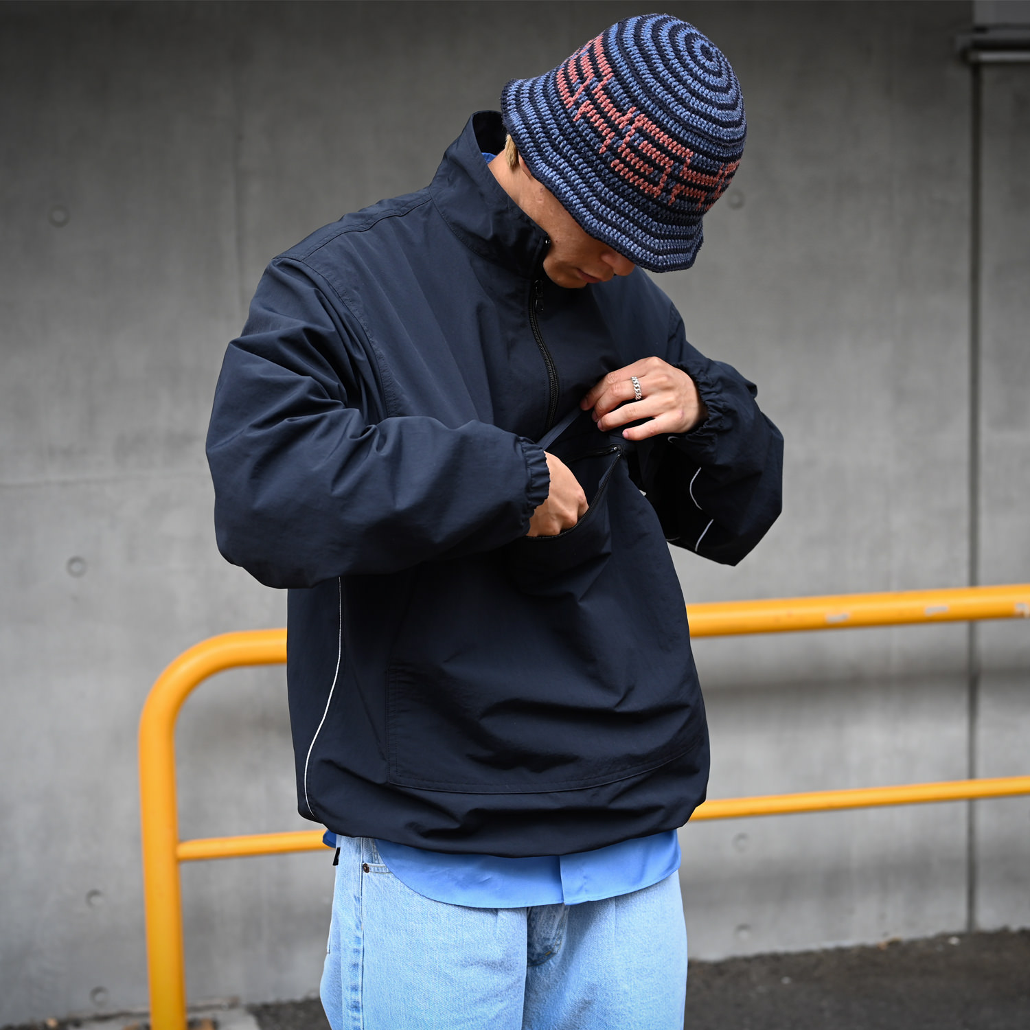 COMFORTABLE REASON (Warm Up PO Jacket Black) 通販 ｜ SUPPLY TOKYO 