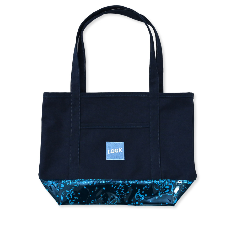 LQQK STUDIO (Navy Vinyl Bottom Coco Tote) 通販 ｜ SUPPLY