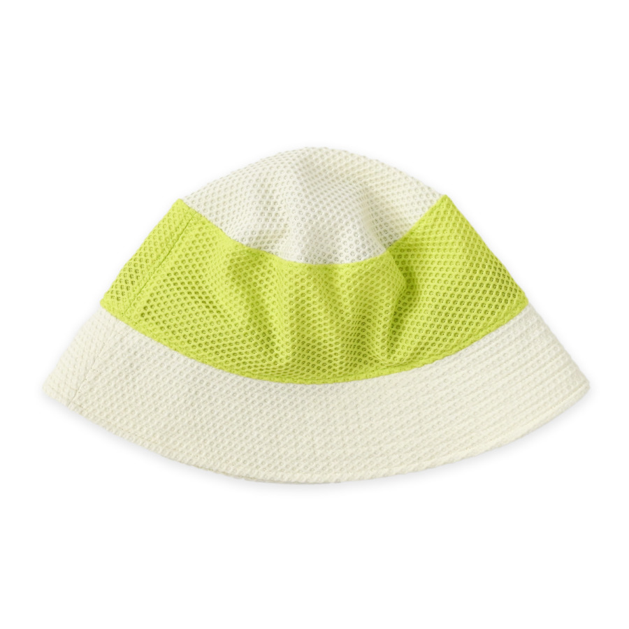 NOROLL (ノーロール)Mesh Hat White × Lime - ハット