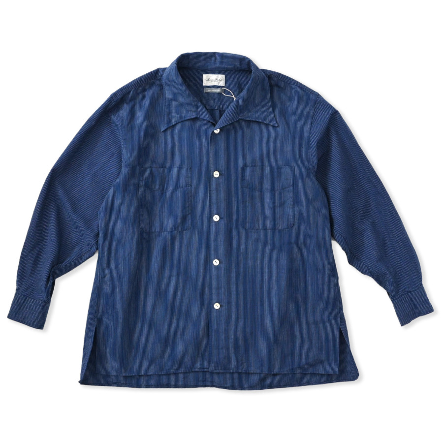 Marvine Pontiak shirt makers (Open Collar SH Indigo ST) 通販 ...