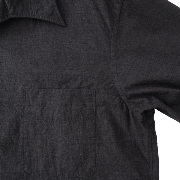 Marvine Pontiak shirt makers /// Open Collar SH Charcoal 02