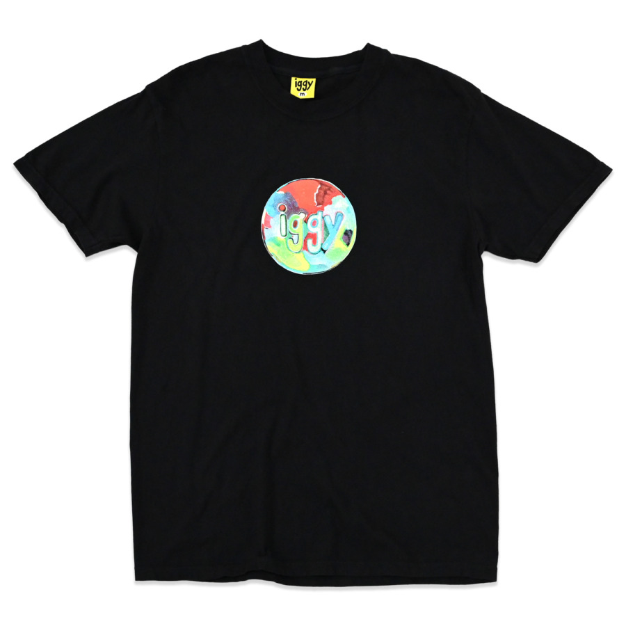 iggy (Painted Logo T Shirt Washed Black) 通販 ｜ SUPPLY TOKYO ...