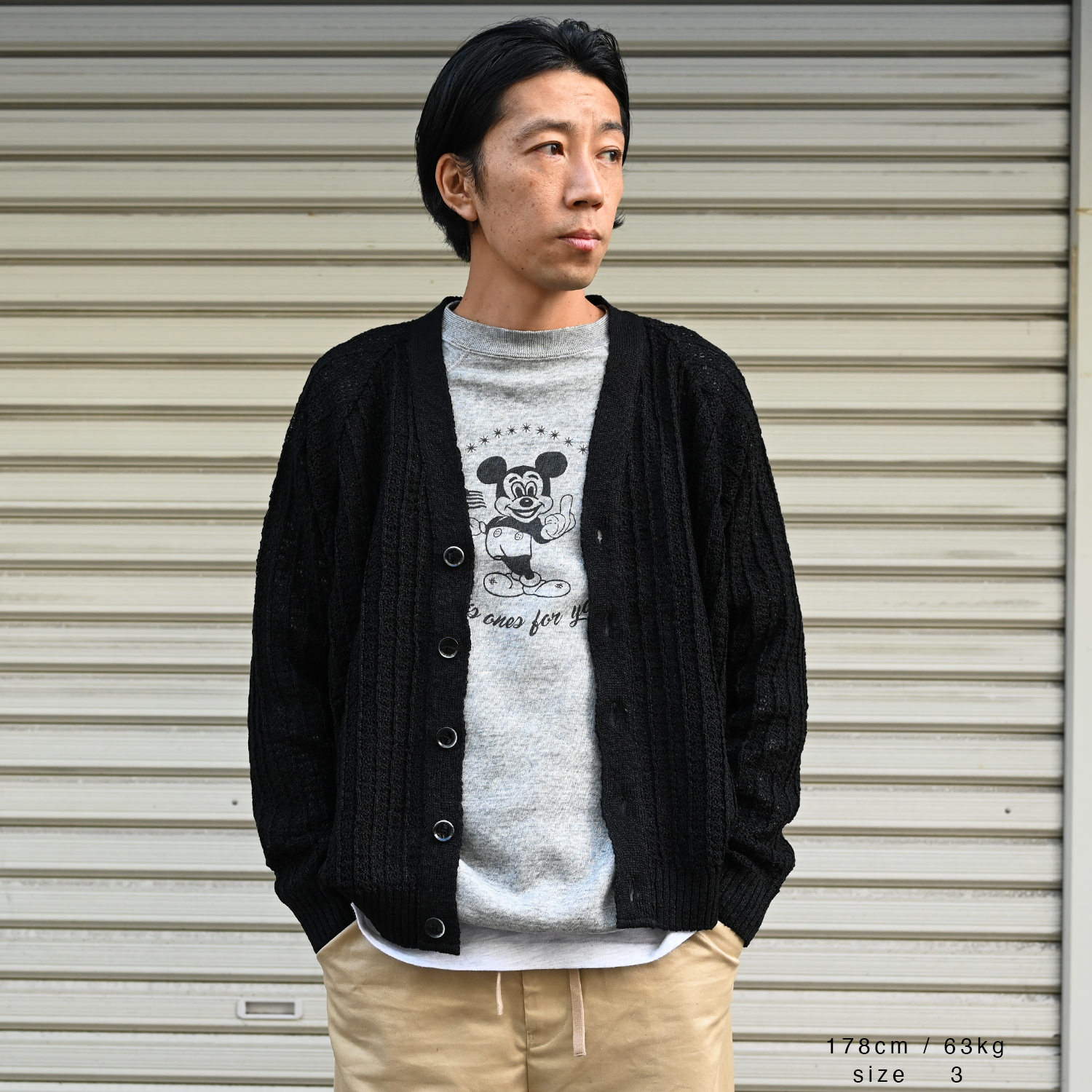 AROUSAL (NEP CARDIGAN Black) 通販 ｜ SUPPLY TOKYO online store