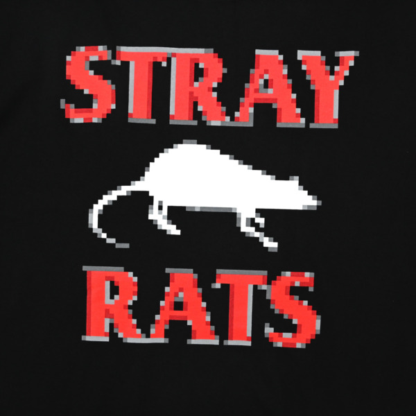 STRAY RATS /// Pixel Rodenticide Tee Black 02