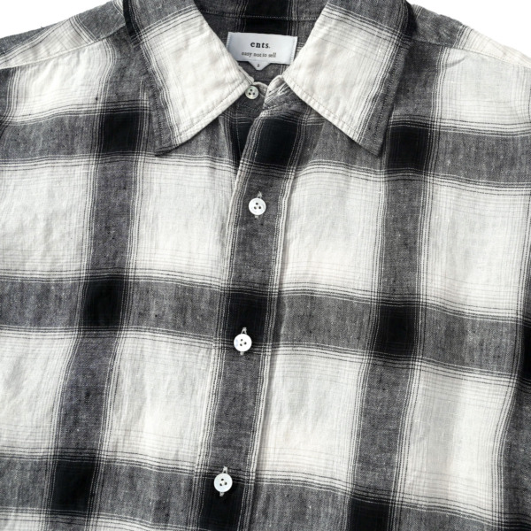 ents. /// Linen Ombre check shirt 02