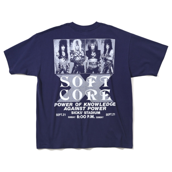 BIAS DOGS /// SOFT CORE Tee Navy 03