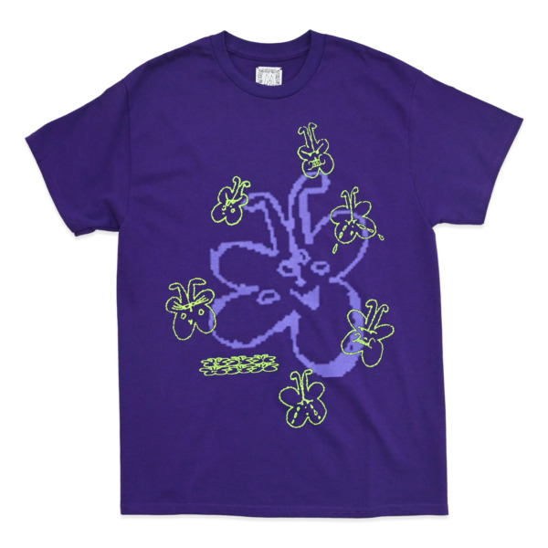 SLINKY /// Butterfly T-shirts Purple 01