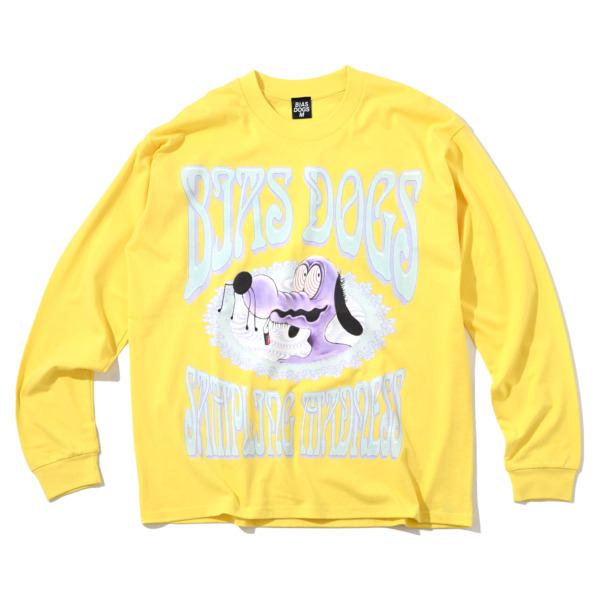 BIAS DOGS /// AIR L/S Tee Lemon 01