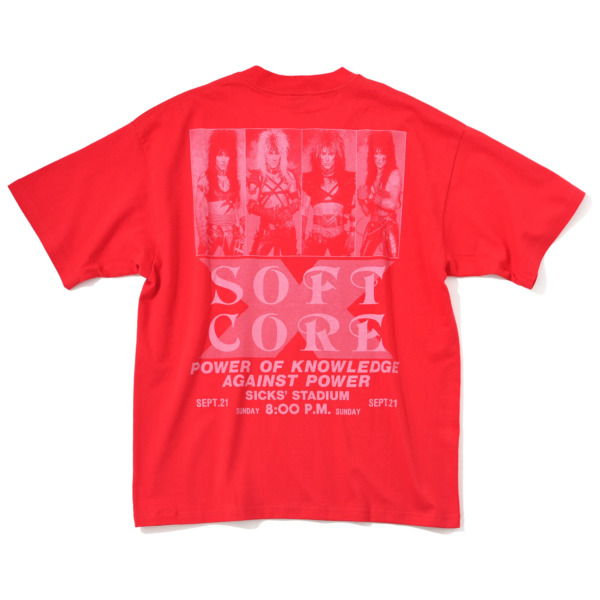 BIAS DOGS /// SOFT CORE Tee Red 03