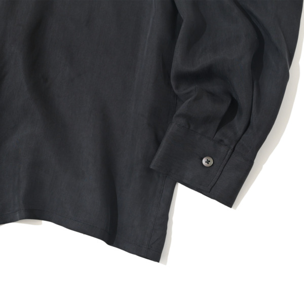 URU /// REGULAR COLLAR L/S SHIRTS Charcoal 03