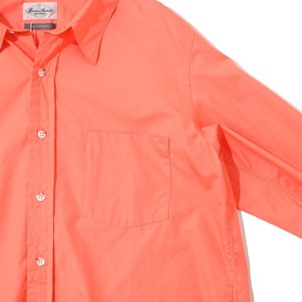 Marvine Pontiak shirt makers /// 3 Button Regular Collar SH Coral 02