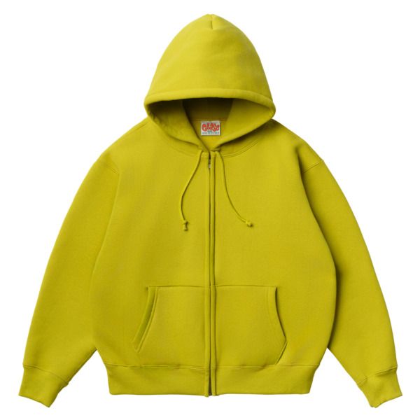 CEASE /// STANDARD ZIP HOODIE MOSS 01