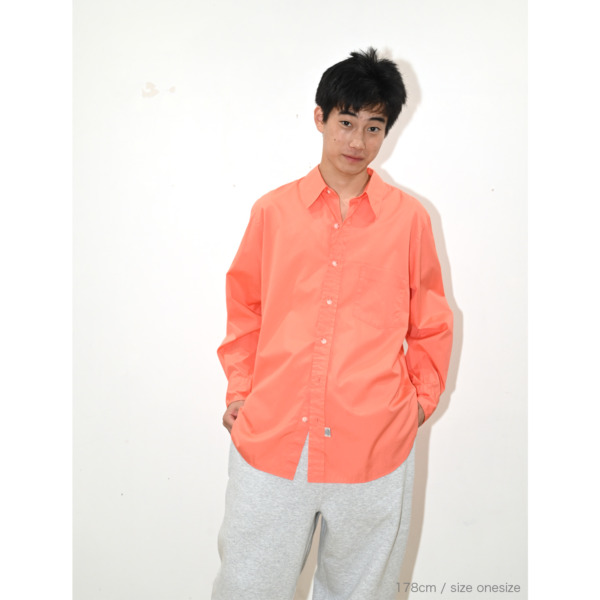 Marvine Pontiak shirt makers /// 3 Button Regular Collar SH Coral 04