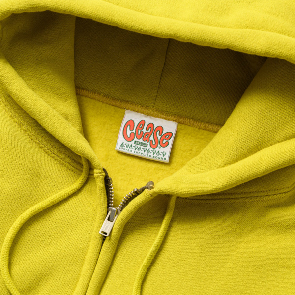 CEASE /// STANDARD ZIP HOODIE MOSS 02