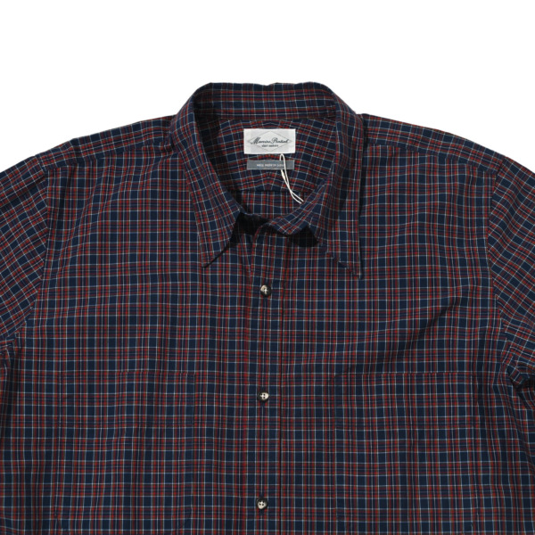 Marvine Pontiak shirt makers /// W Pocket SH Navy CH 02