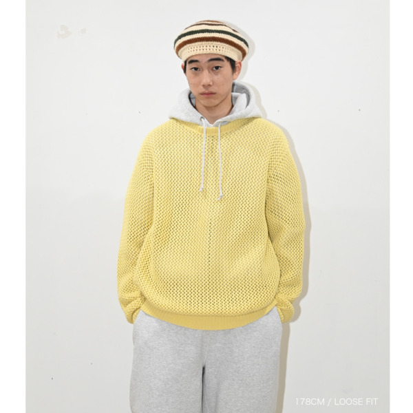 SUPPLY /// Cotton Mesh Knit Lemon 06