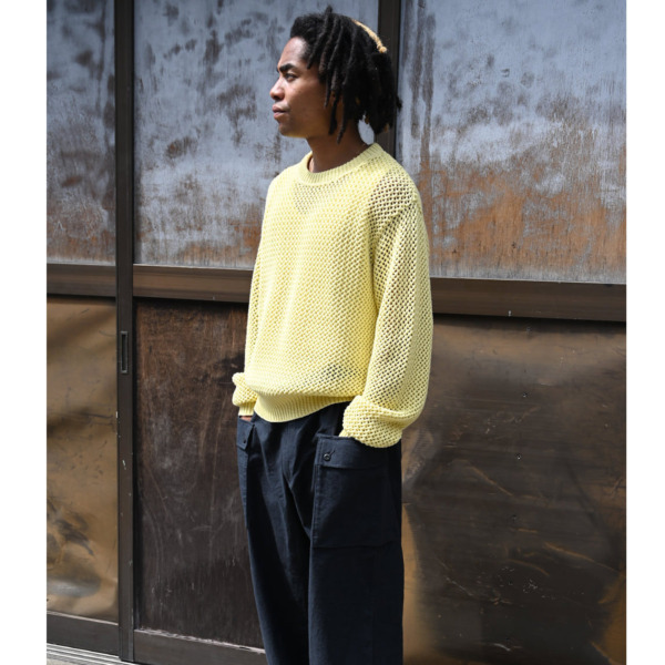 SUPPLY /// Cotton Mesh Knit Lemon 09