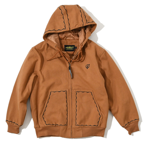 sexhippies /// Welder’s Stitch Heavy Weight Canvas Jacket Brown 01