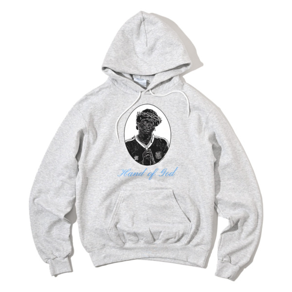 Full Court Press /// MARADONA HOODIE Gray 01