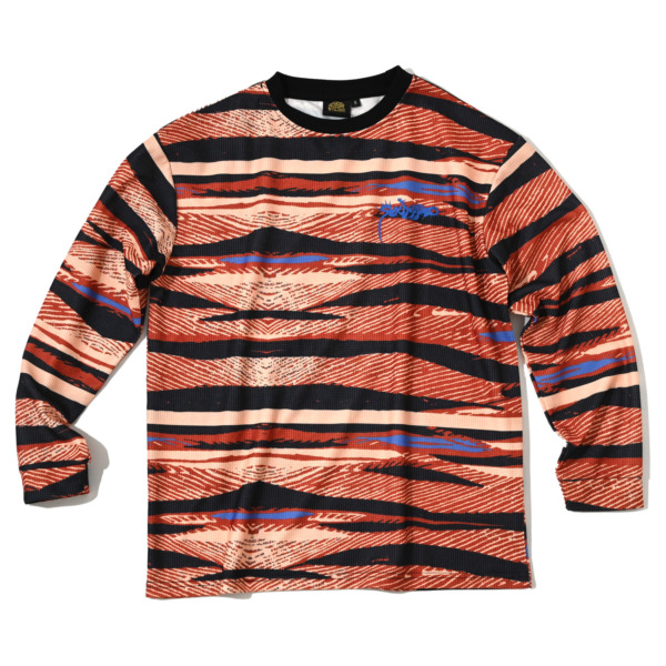 sexhippies /// Sublimated Thermal Shirt Tan / Black 01