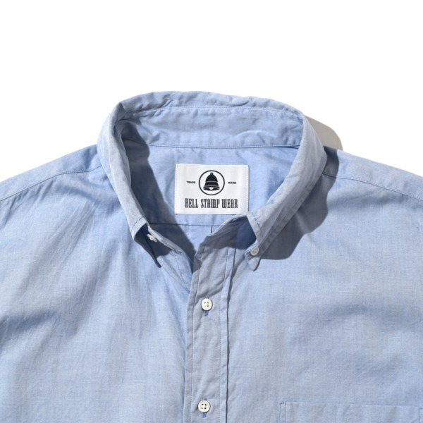 BELL STAMP WEAR /// BELL COMMONS SHIRT 無地Blue 02