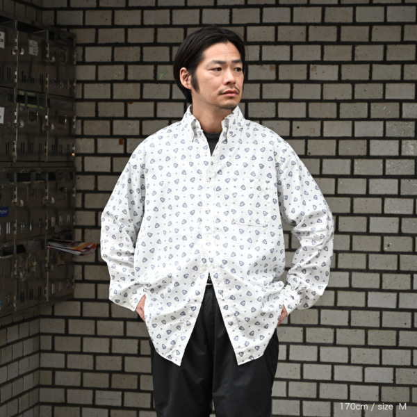 BELL STAMP WEAR /// BELL COMMONS SHIRT 総柄White 04