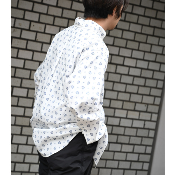 BELL STAMP WEAR /// BELL COMMONS SHIRT 総柄White 05