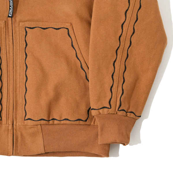 sexhippies /// Welder’s Stitch Heavy Weight Canvas Jacket Brown 04