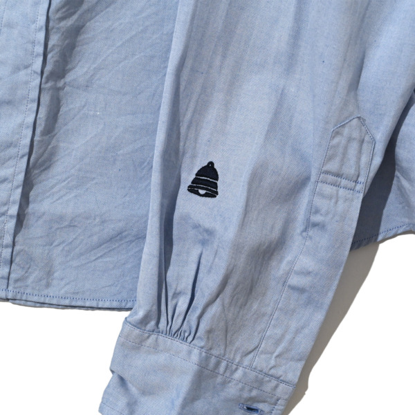 BELL STAMP WEAR /// BELL COMMONS SHIRT 無地Blue 04