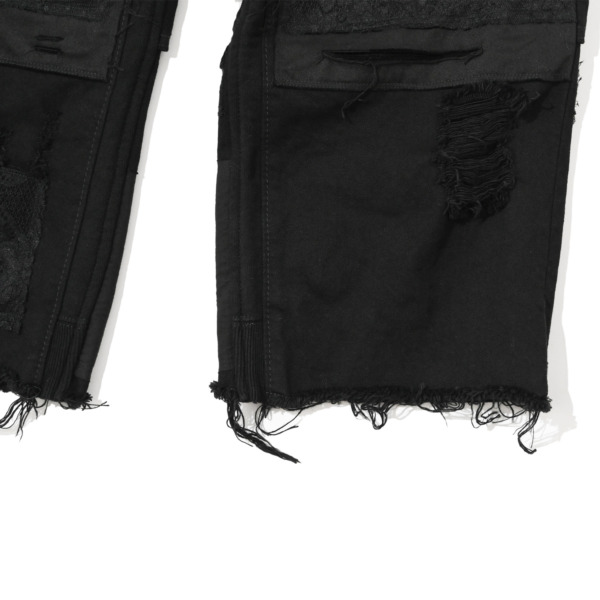 Midorikawa /// BORO PANTS Black 05