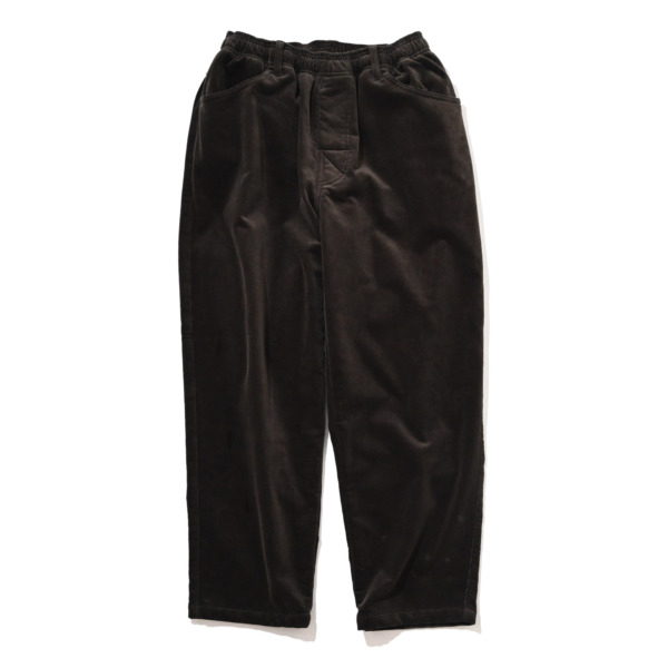 COMFORTABLE REASON /// Brushed Lining Cords Slacks Brown 01