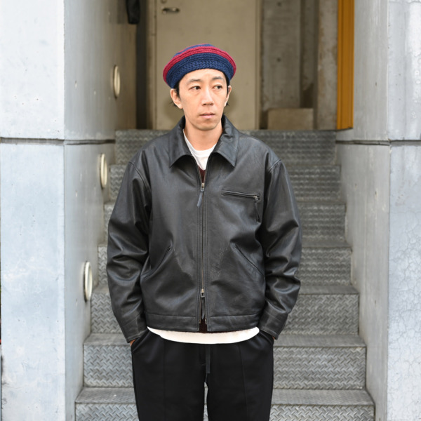 SUPPLY × CCU /// WORK JACKET Black 021