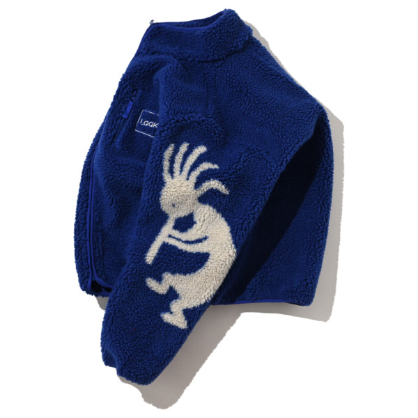 LQQK STUDIO /// KOKOPELLI FLEECE Royal Blue 04