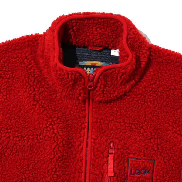 LQQK STUDIO /// KOKOPELLI FLEECE Red 04