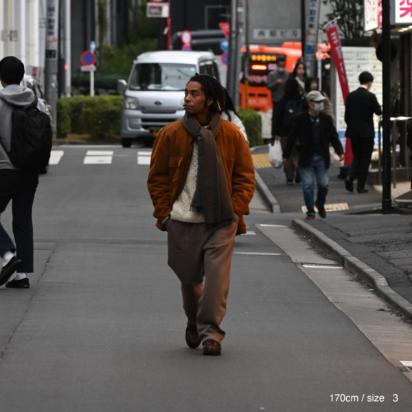 tone × SUPPLY /// BASIC SWEAT PANTS Heather Mocha 014