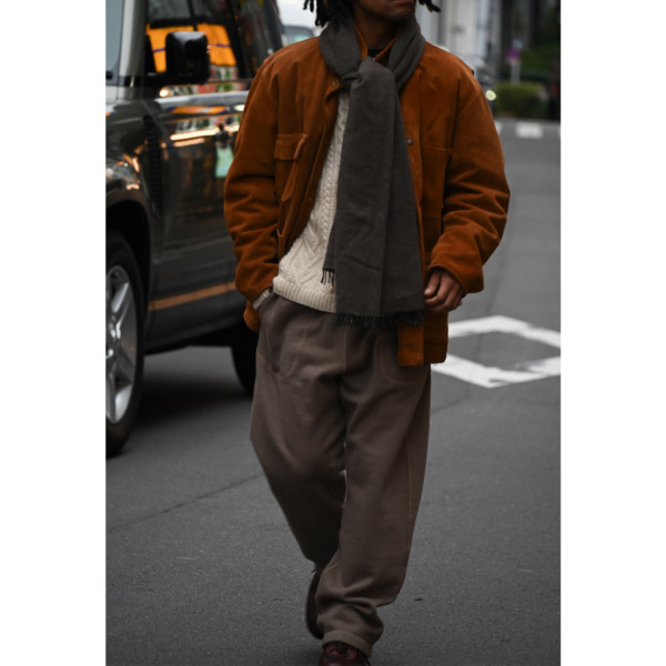 tone × SUPPLY /// BASIC SWEAT PANTS Heather Mocha 013