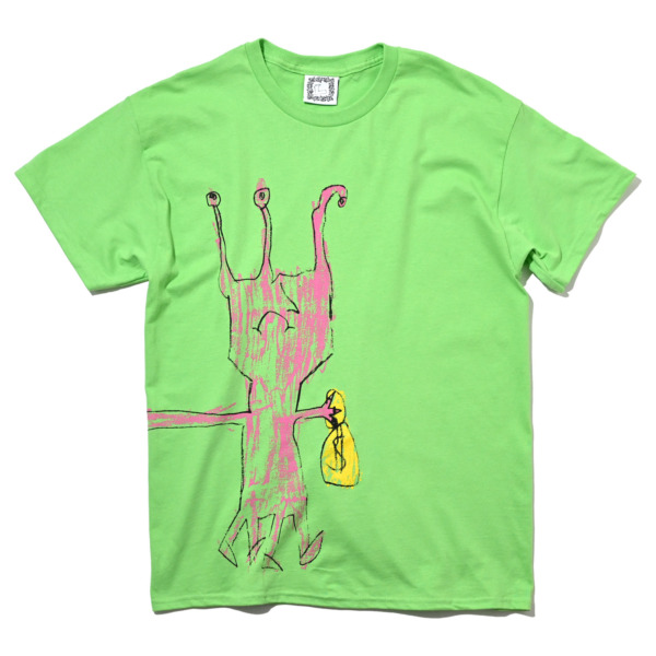 SLINKY /// Monster T-Shirt Lime 01