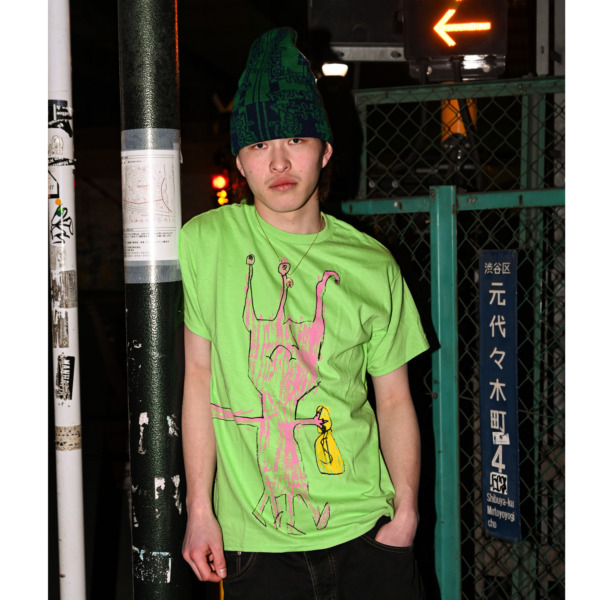 SLINKY /// Monster T-Shirt Lime 05