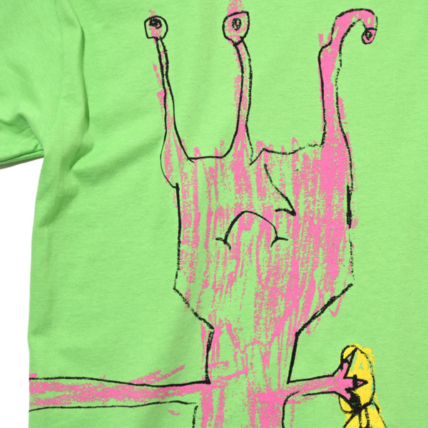 SLINKY /// Monster T-Shirt Lime 02