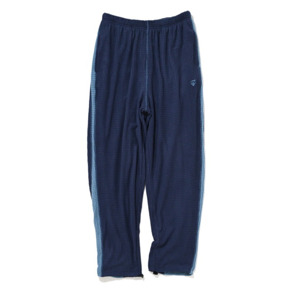 sexhippies /// Grid Fleece Pant Navy/Cool Blue 01