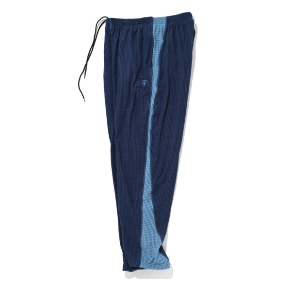 sexhippies /// Grid Fleece Pant Navy/Cool Blue 03