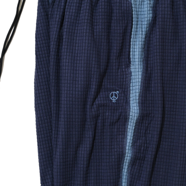 sexhippies /// Grid Fleece Pant Navy/Cool Blue 04