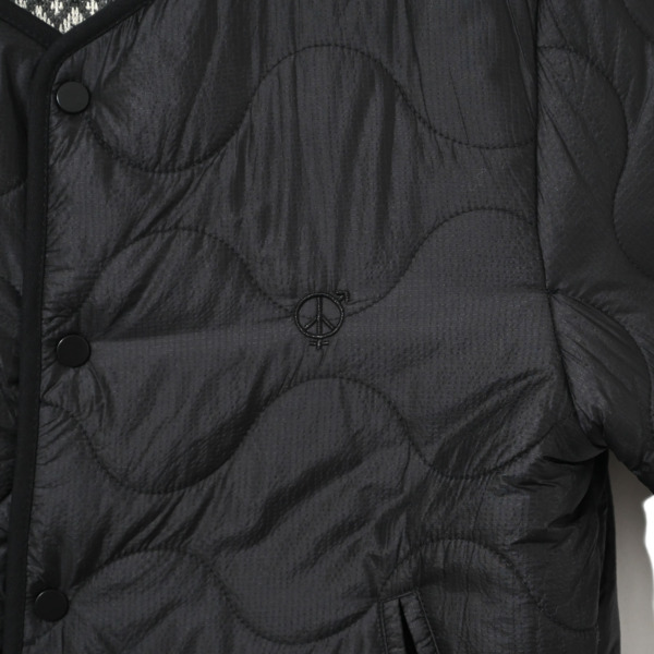 sexhippies /// Reversible Jaquard Knit Insulated Jacket Black/ Grey 02